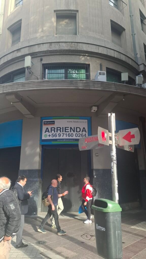 Local en arriendo en Paseo Ahumada Santiago Centro disponible en Marketplace Santiago.
