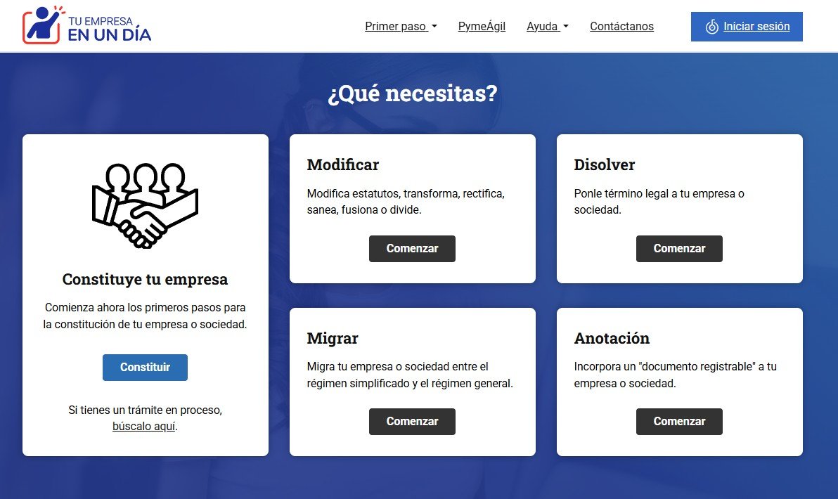 Cómo crear una empresa en un día en Chile paso a paso