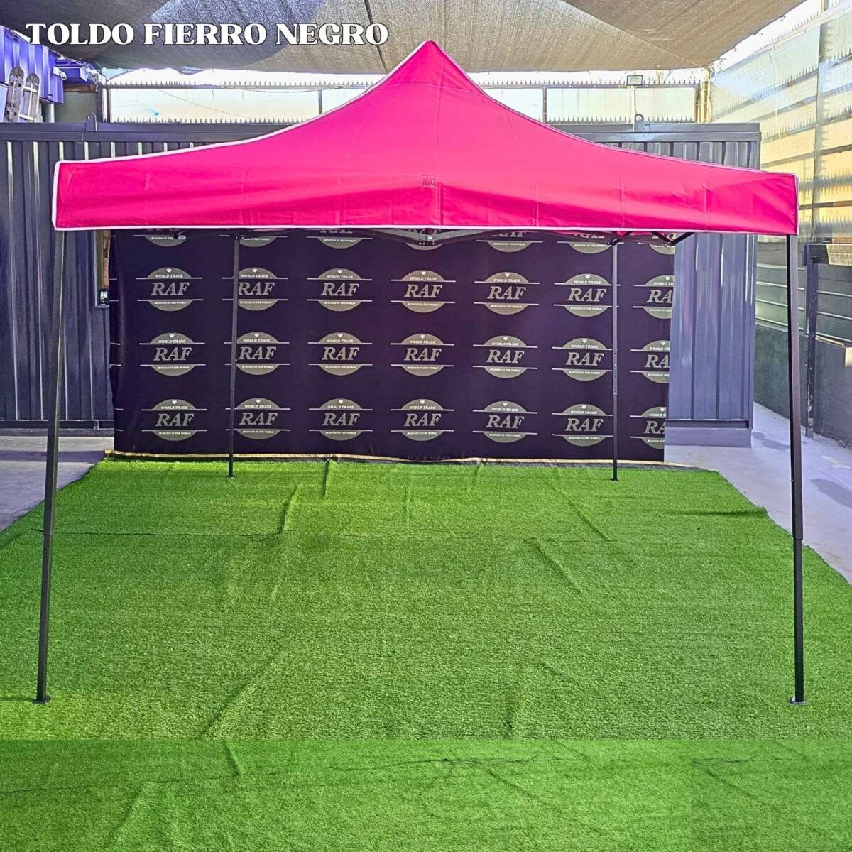 TOLDOS PLEGBALES 3X3 FIERRO NEGRO