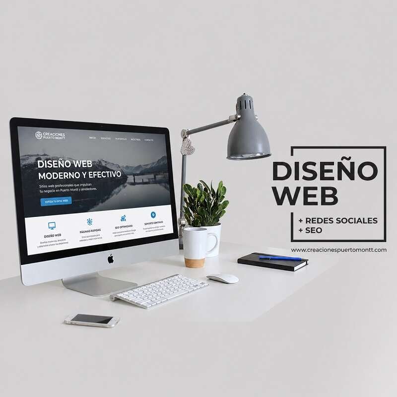 Diseño de Páginas web y tiendas online ecommerce en Puerto Montt