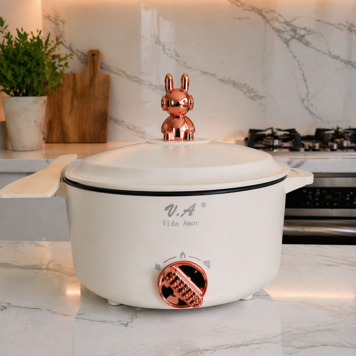 OLLA ARROCERA MULTIFUNCIONAL 2L DISEÑO CONEJITO