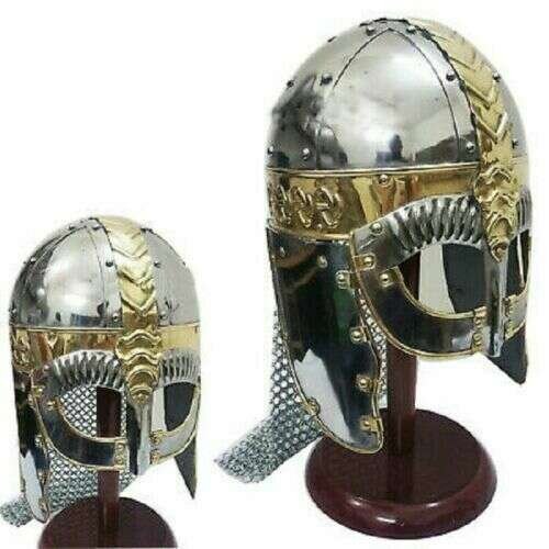 Casco Vikingo, Siglo X D.c. Gjermundbu. No Incluye Pedestal