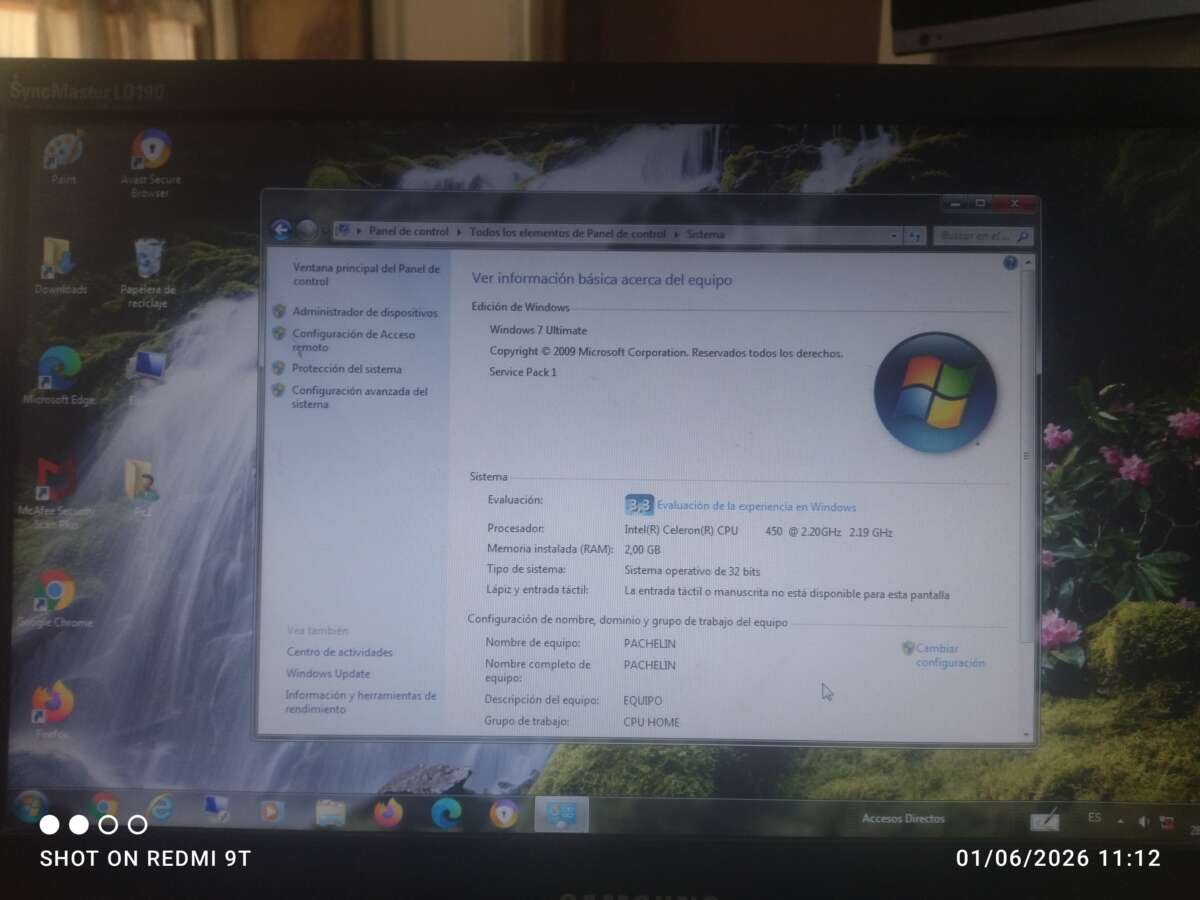 Computador de escritorio