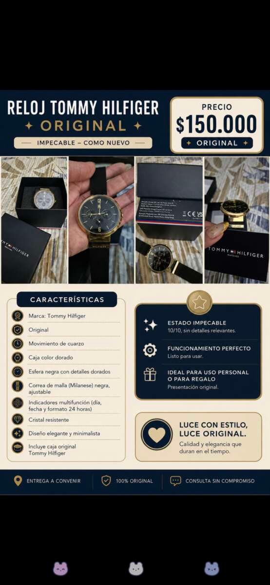 Reloj Tommy Hilfiger y Nixon