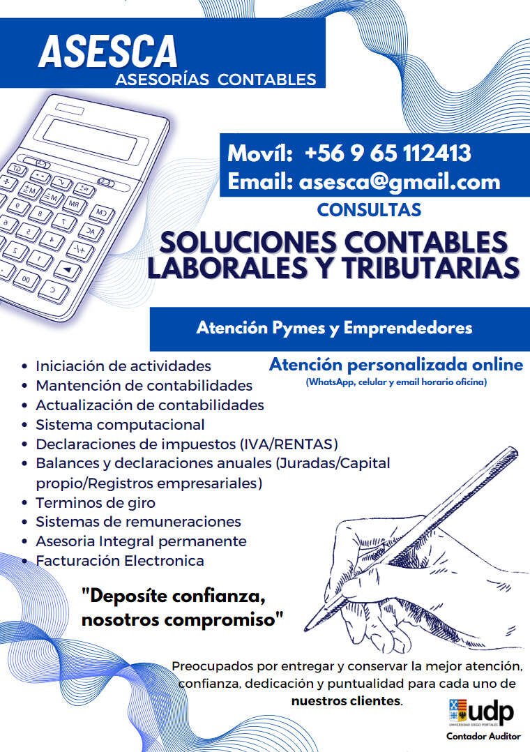 Contabilidades Asesorías Contables Laborales y Tributarias