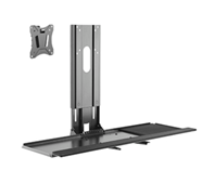 Soporte para monitor y teclado a muro