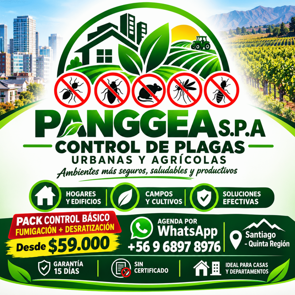 Control de plagas urbanas – Agrícolas